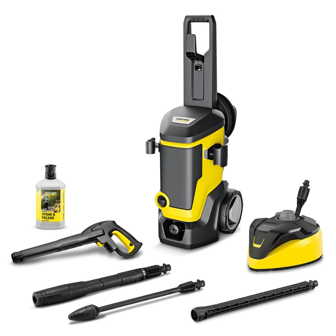 Kärcher K 7 WCM Premium Home Modular højtryksrenser - 600 l/t, 3.000 W - sort/gul billede