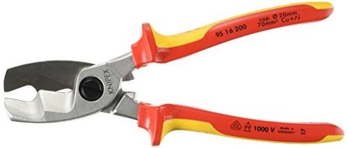 KNIPEX kabelsaks 200 mm - isoleret 1.000 V, op til 70 mm² billede
