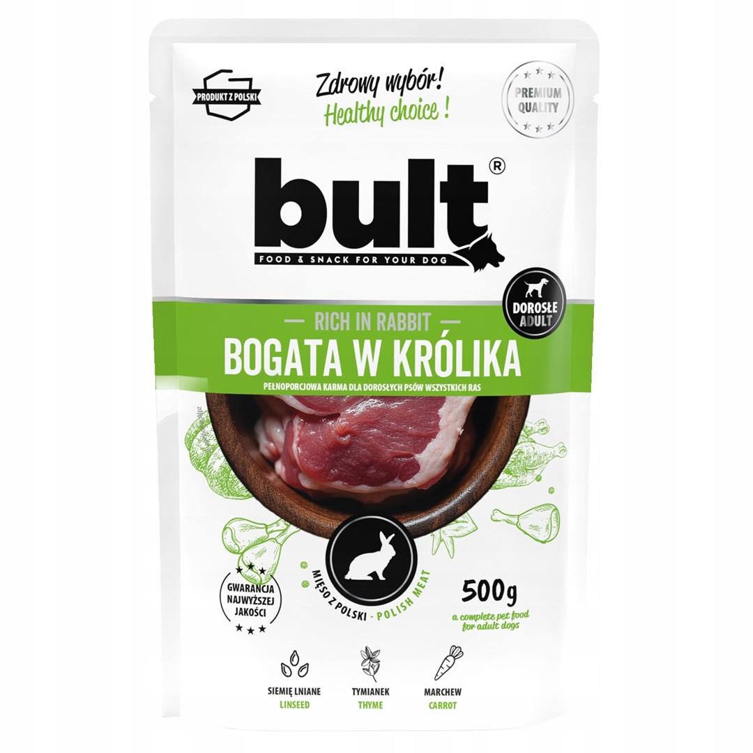 bult vådfoder til hund – rig på kanin, 500 g billede
