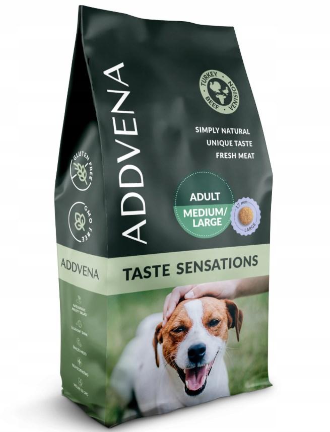 ADDVENA Taste Sensations – voksenfoder til mellem og store hunde 10 kg billede