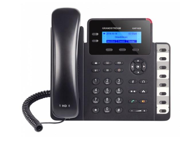 Grandstream GXP1628 fastnettelefon - DECT, sort