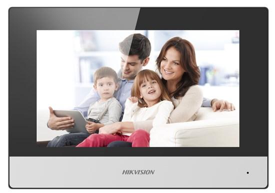 Hikvision DS-KH6320-WTE2 video-dørtelefon monitor 7" – Wi‑Fi, touchskærm billede