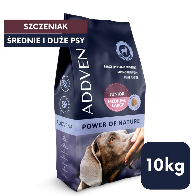 ADDVENA Power of Nature – hvalpefoder til mellem og store racer, 10 kg billede