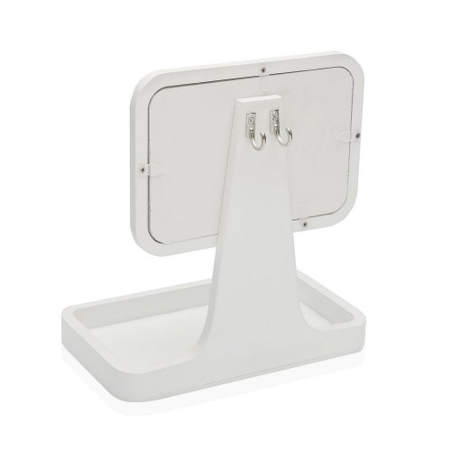 Versa fotoramme med bakke, hvid - Metal/PVC/Træ MDF, 12 × 21,5 × 19,5 cm