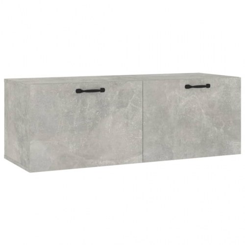 Vægskab med 2 skuffer 100 x 36,5 x 35 cm - betongrå