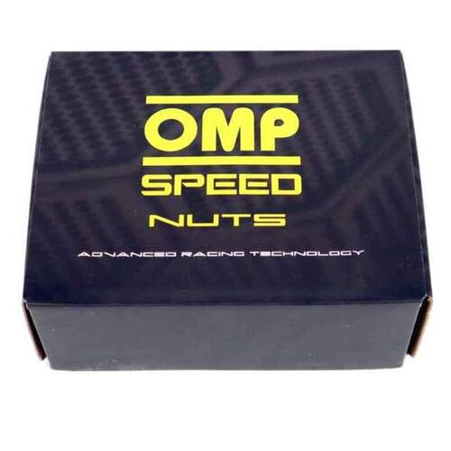 Set Møtrikker OMP 7075 40 mm M12 x 1,50 20 uds Grøn