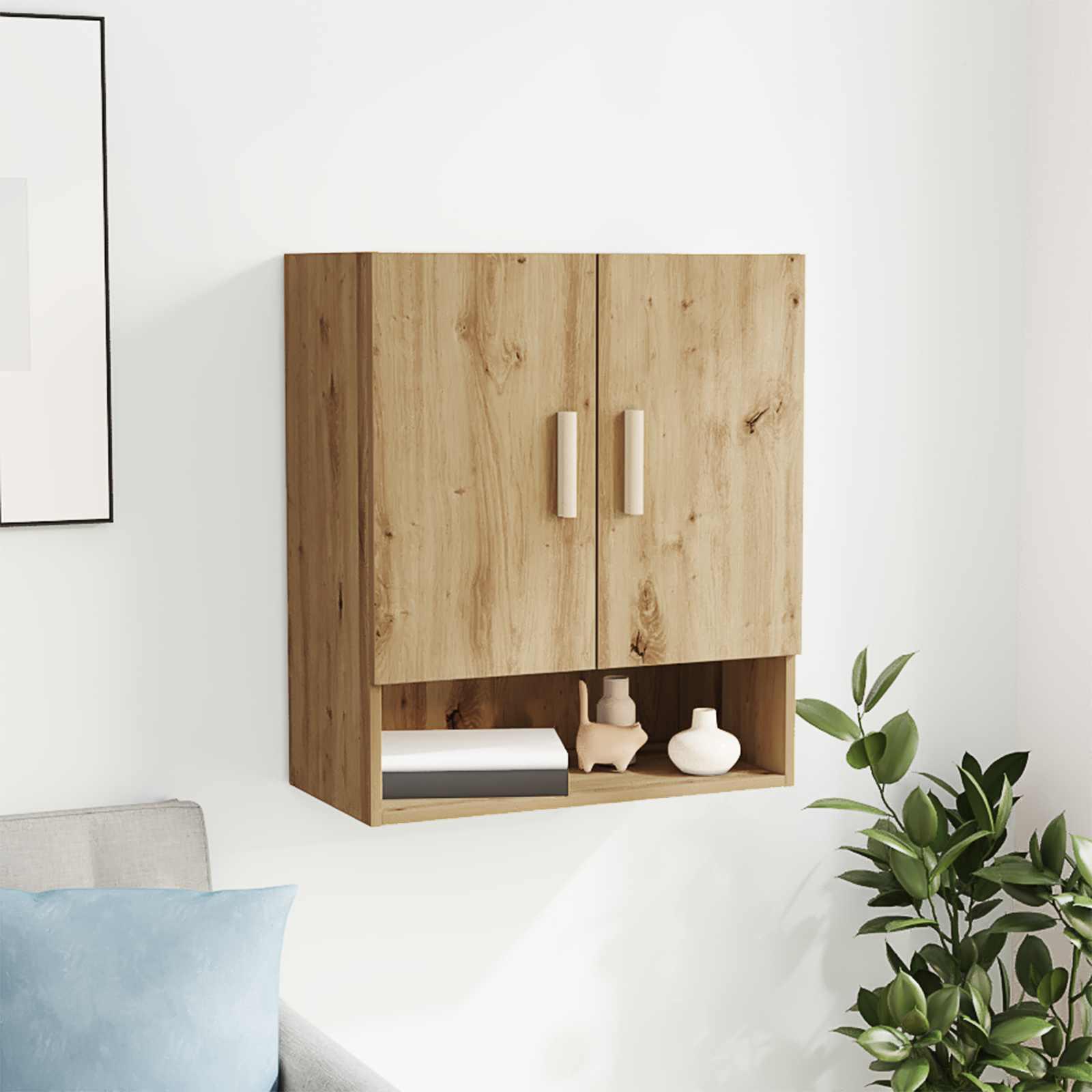 Vægskab Vægmonteret Artisan eg 60 x 31 x 70 cm Konstrueret træ billede
