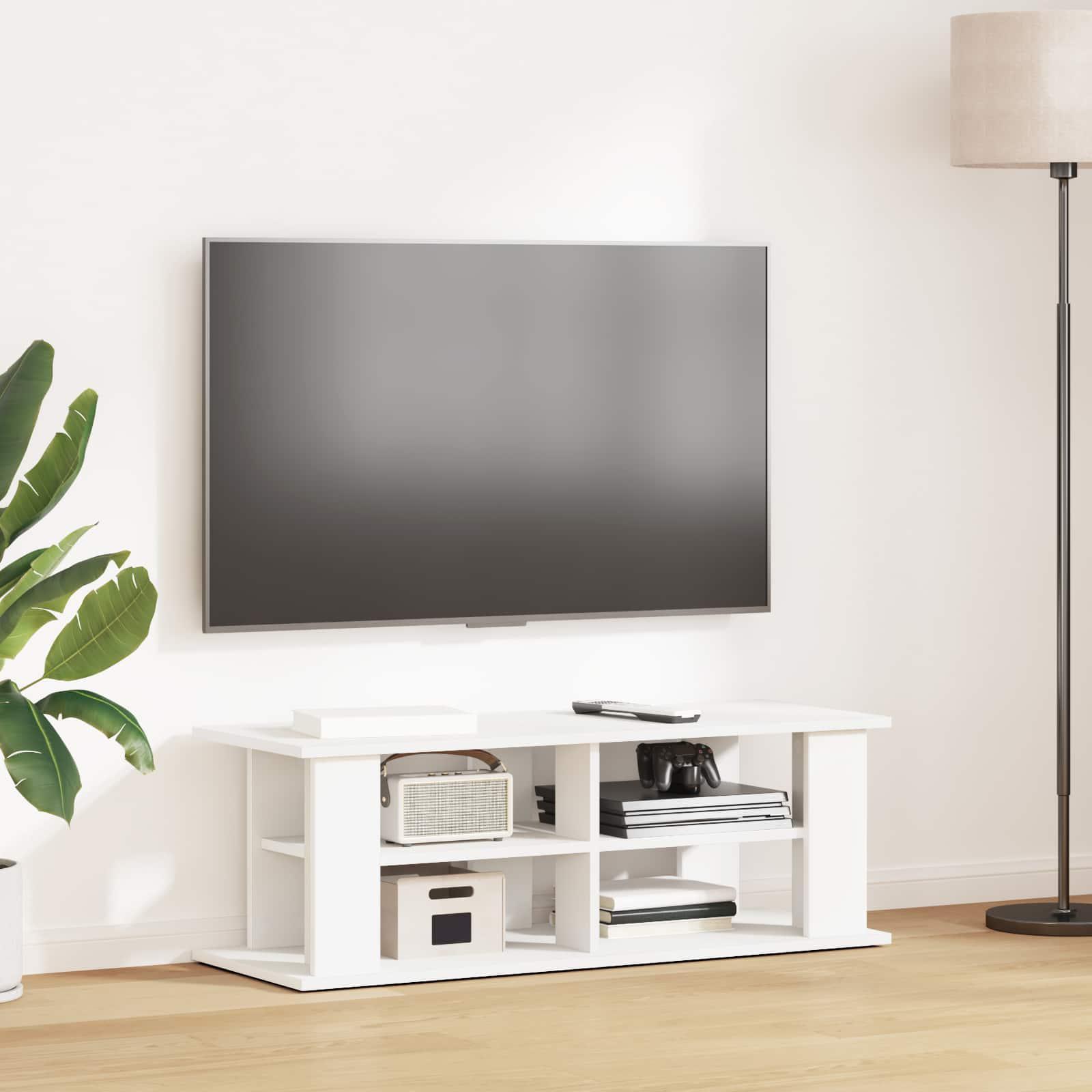TV stand Hvid 96 x 35 x 33,5 cm billede