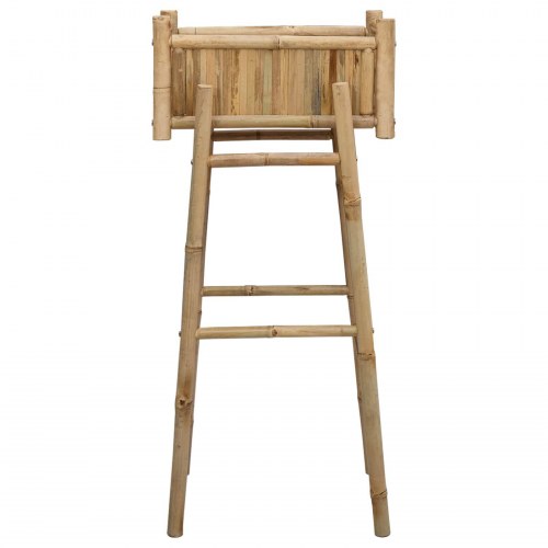 Havekrukke med holder Naturfarvet 50 x 38 x 114 cm Bambus