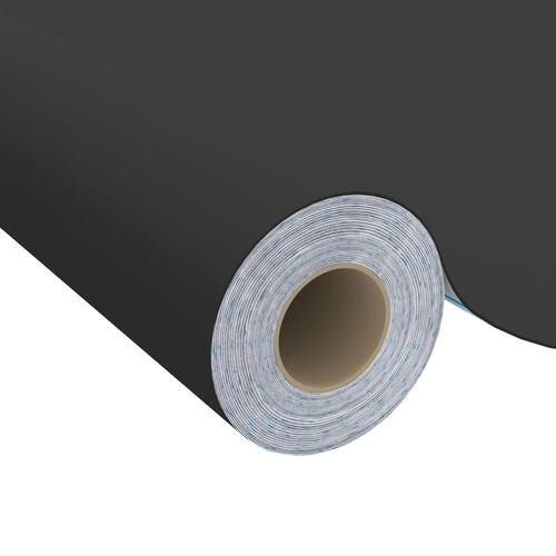 Selvklæbende møbelfolie 2 stk. 500x90 cm PVC sort