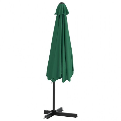 Parasol med stålstang 300 cm - grøn