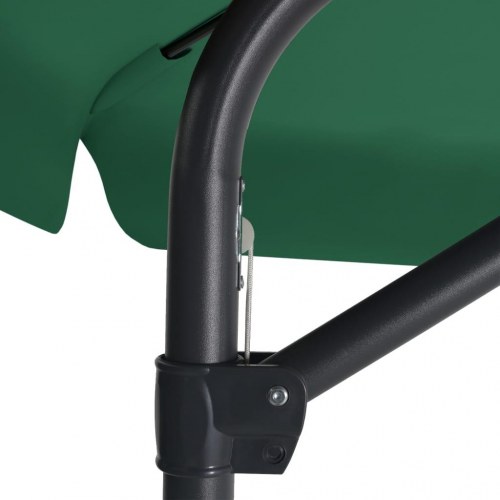 Parasol med stålstang 300 cm - grøn