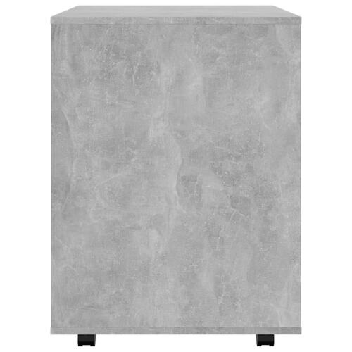 Rulleskab 60x53x72 cm konstrueret træ betongrå