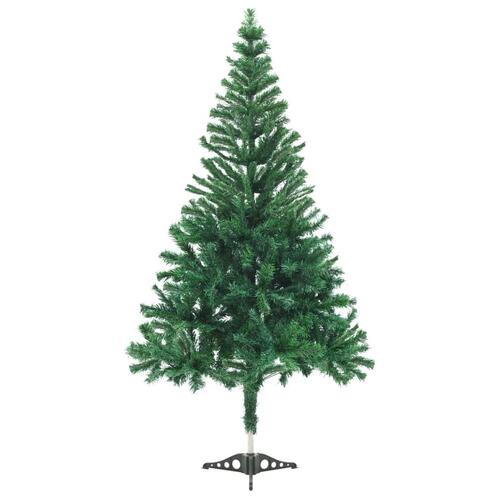 Kunstigt juletræ med lys og kuglesæt 180 cm 564 grene