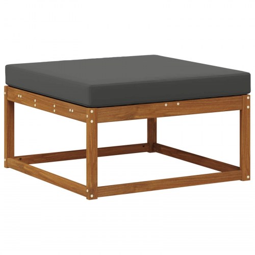 Udendørs puf Massivt Akacietræ Naturfarvet