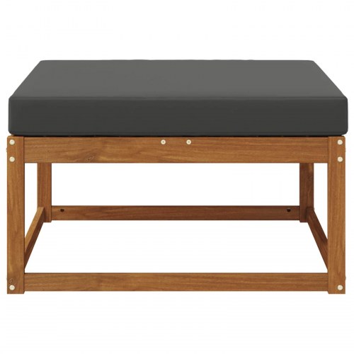 Udendørs puf Massivt Akacietræ Naturfarvet