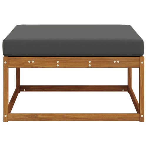 Udendørs puf Massivt Akacietræ Naturfarvet