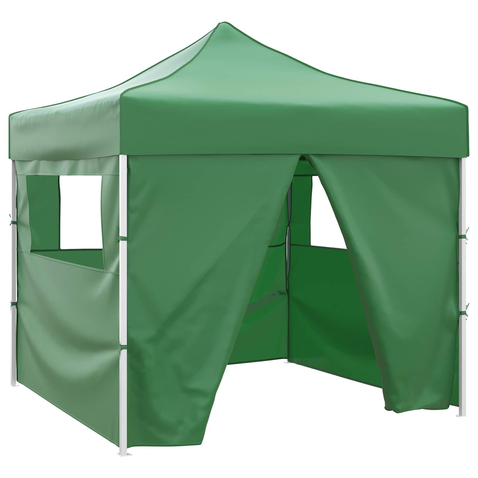 Party Tent Grøn 291 x 291 x 315 cm Oxford stof billede