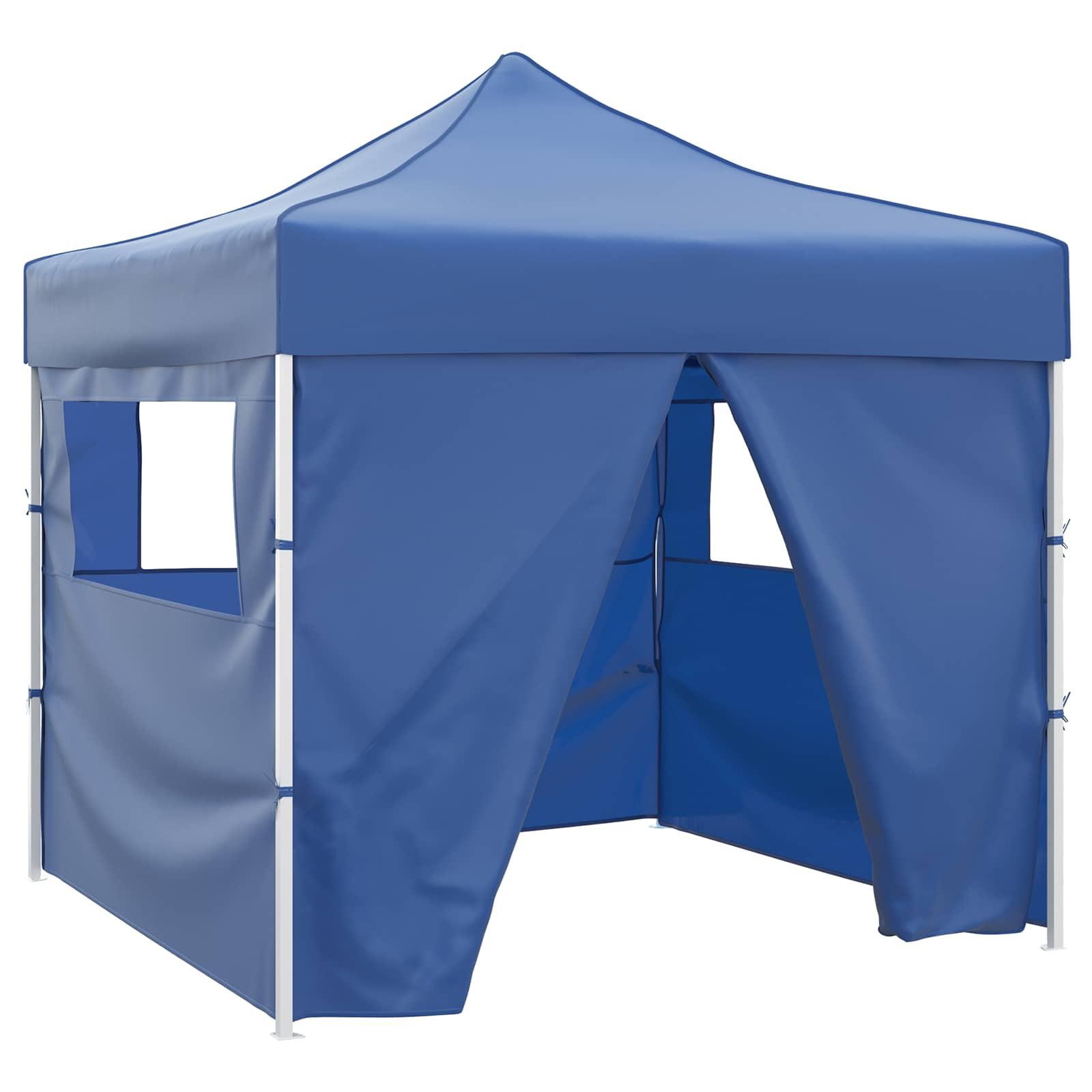 Party Tent Blå 291 x 291 x 315 cm Oxford stof billede