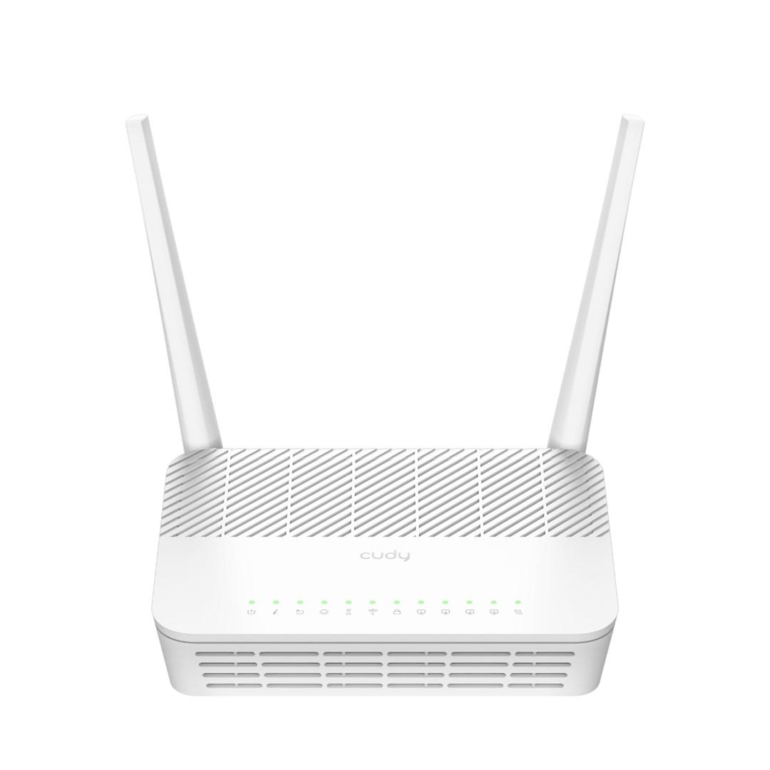 Cudy GP1200V dual-band Wi‑Fi 5 router – Gigabit, hvid billede