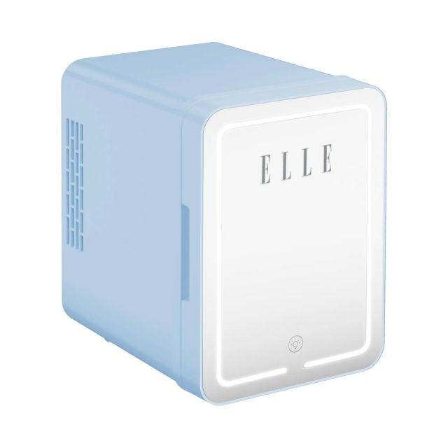Elle ESDAFX04BUEU mini køleskab 4 l med LED makeupspejl - blå billede