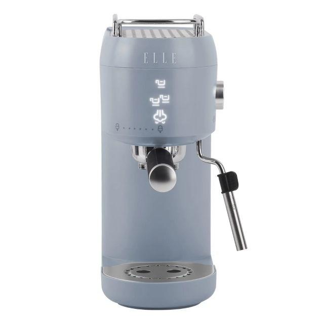 Elle EKCMP801 - espressomaskine med mælkeskummer, blå billede