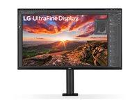 LG UltraFine Ergo 32UN880K-B 32" 4K IPS skærm med USB-C (60 W)