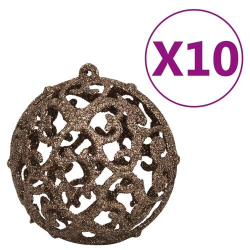 Juletræ med lys + julekugler og grankogler 210 cm