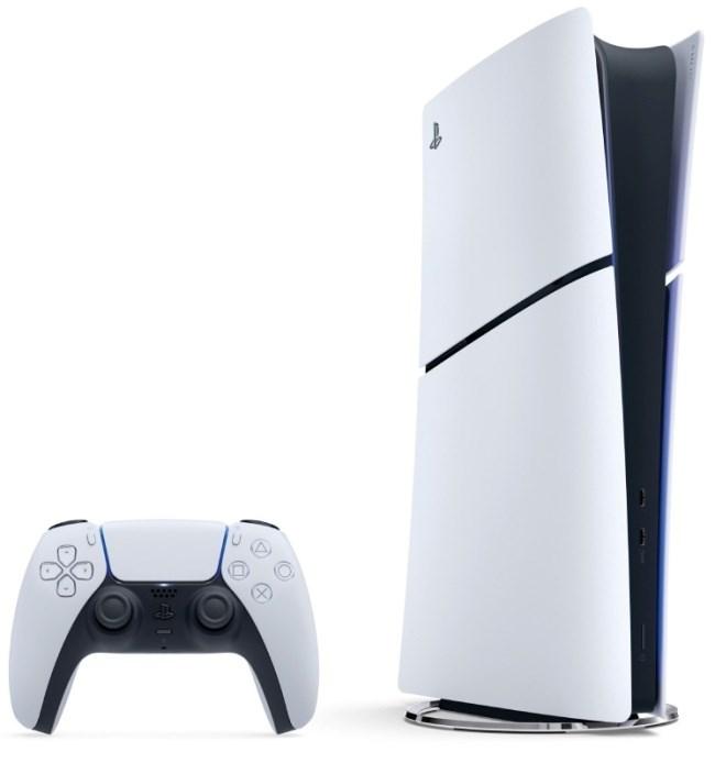 Sony PlayStation 5 Slim + EA Sports FC 26 bundle - 1 TB, hvid/sort billede