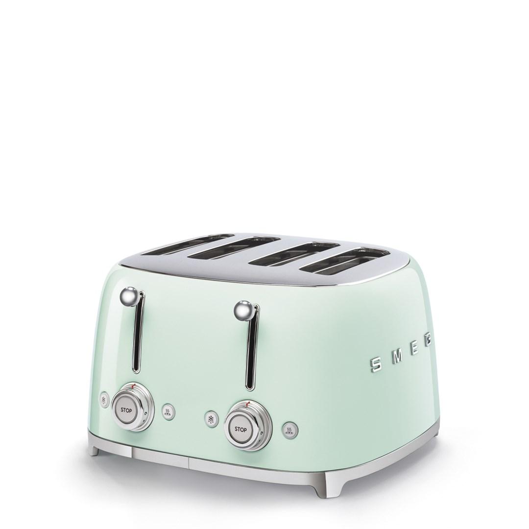 SMEG 50’s Style brødrister TSF03 - 4 skiver, pastelgrøn billede