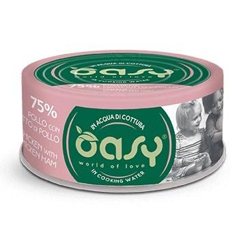 Oasy More Love – Kylling med skinke vådfoder til kat, 70 g billede