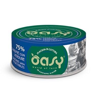 Oasy More Love vådfoder til kat – Sardin med grøntsager, 70 g billede