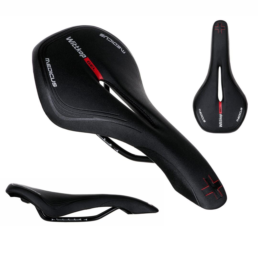 Wittkop Medicus Twin 7.0 cykelsadel - gel, 275 × 135 mm billede