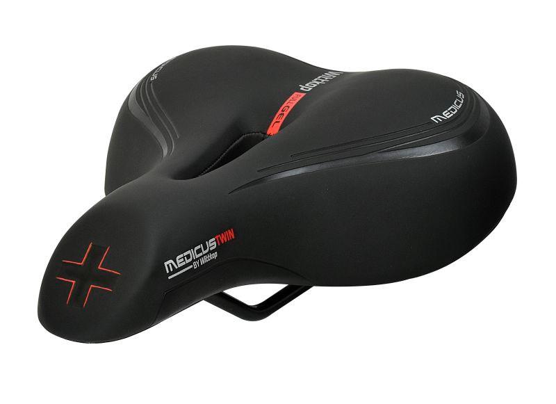 Wittkop Medicus Twin 3.0 cykelsadel - sort, gel billede