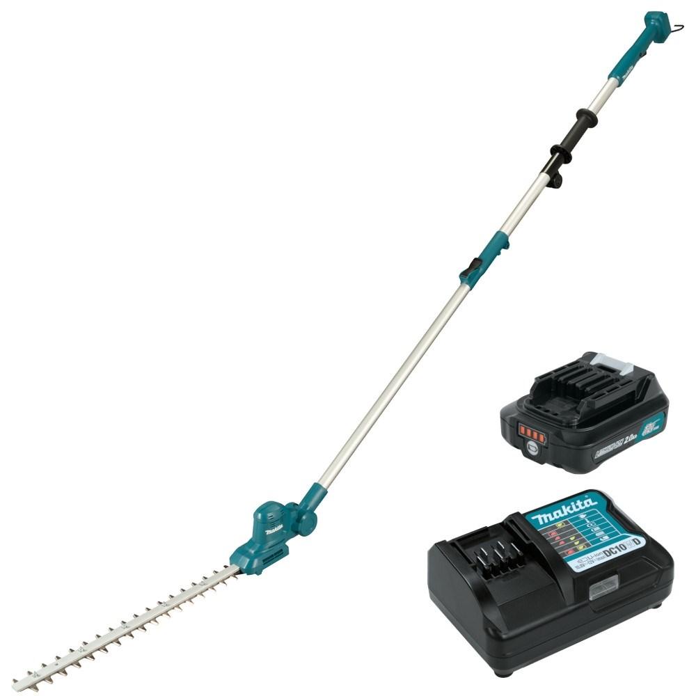 Makita UN460WDWA 12V teleskop hækkeklipper – 46 cm, inkl. batteri og lader billede
