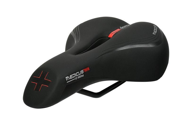 Wittkop Medicus Twin 1.0 cykelsadel - stål/gel/vinyl, 260 × 170 mm billede