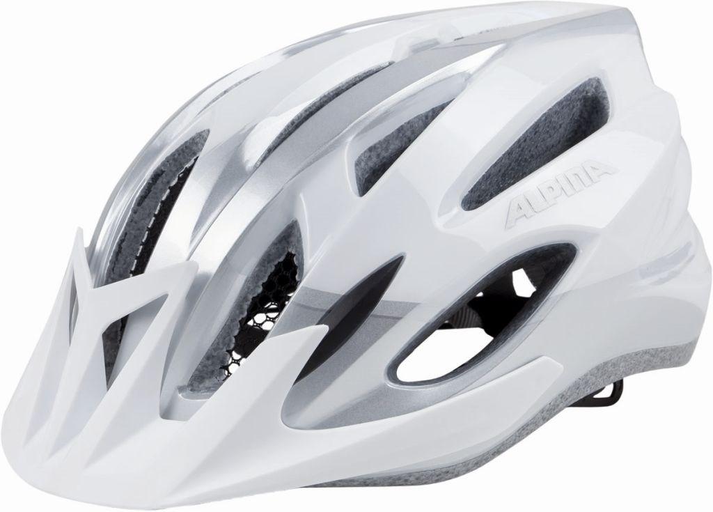 Alpina MTB17 cykelhjelm - hvid/sølv, 54-58 cm billede