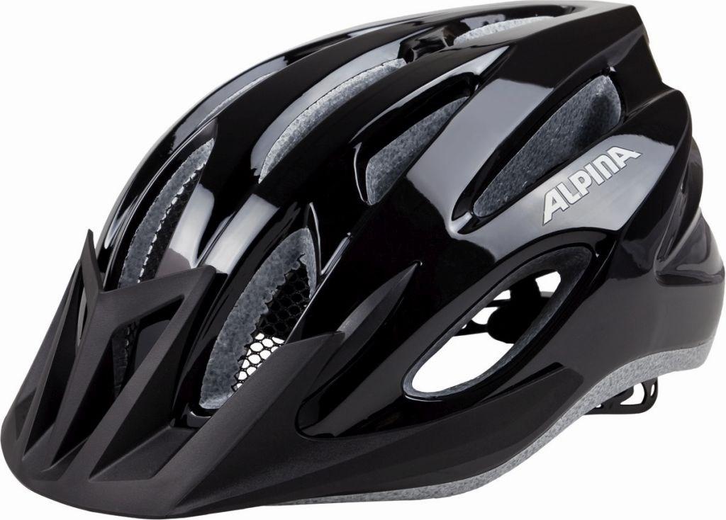 ALPINA MTB17 cykelhjelm - sort, 54-58 cm billede