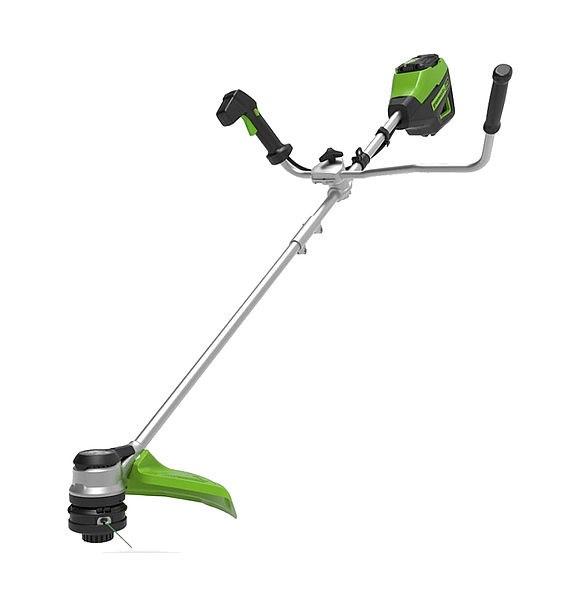 Greenworks GD60BCB 60V buskrydder/græstrimmer med cykelhåndtag billede
