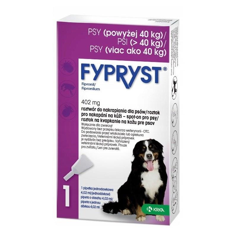 FYPRYST 402 mg XL spot-on til hunde 40–60 kg – 1 x 4,02 ml billede