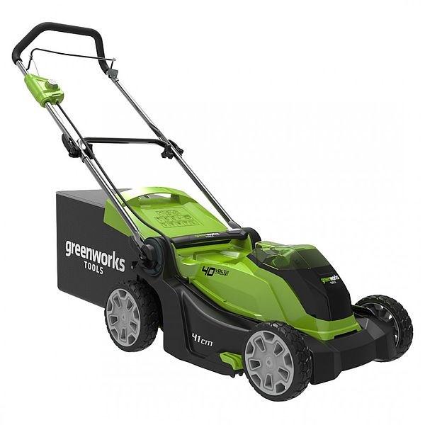 Greenworks G40LM41K4 40V akku plæneklipper 41 cm (4,0 Ah) billede