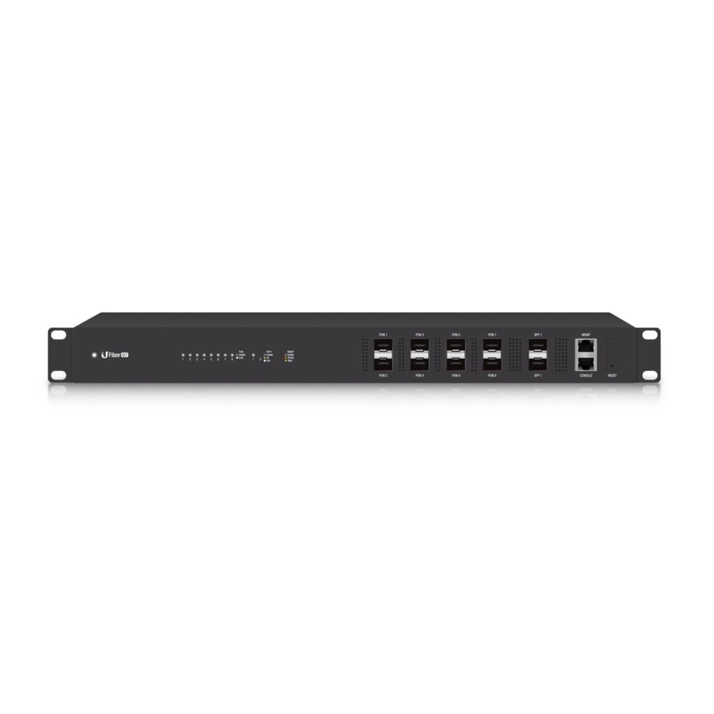 Ubiquiti UFiber OLT - Managed 1U rack-router, sort billede