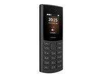 Nokia 105 4G (2nd Edition) 1,8" - dual‑SIM, brunsort