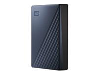 Western Digital My Passport Ultra 5 TB ekstern harddisk - USB 3.1 (USB‑C), blå
