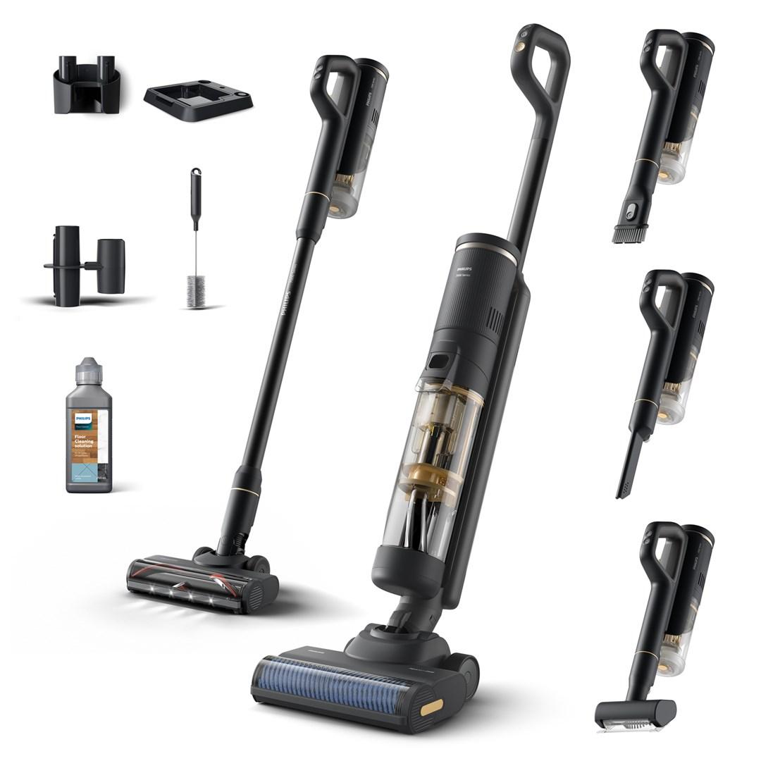 Philips 7000 Series XW7264/11 3-i-1 ledningsfri støvsuger – tør & våd, posefri, 160 W, sort billede