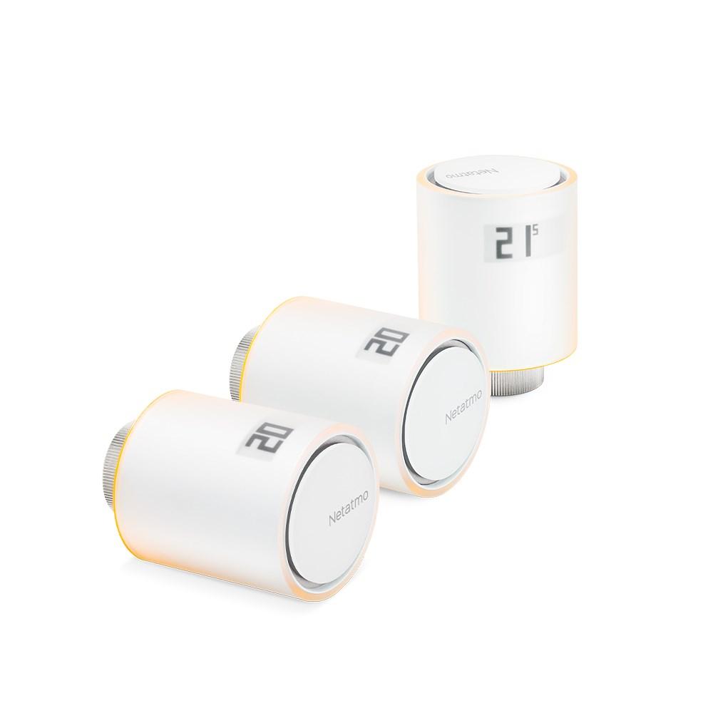 Netatmo pakke: 3 ekstra smarte radiatortermostater