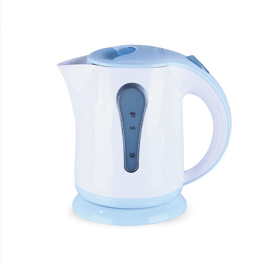 Maestro MR-028 - elektrisk kedel 1,0 l - hvid/blå billede