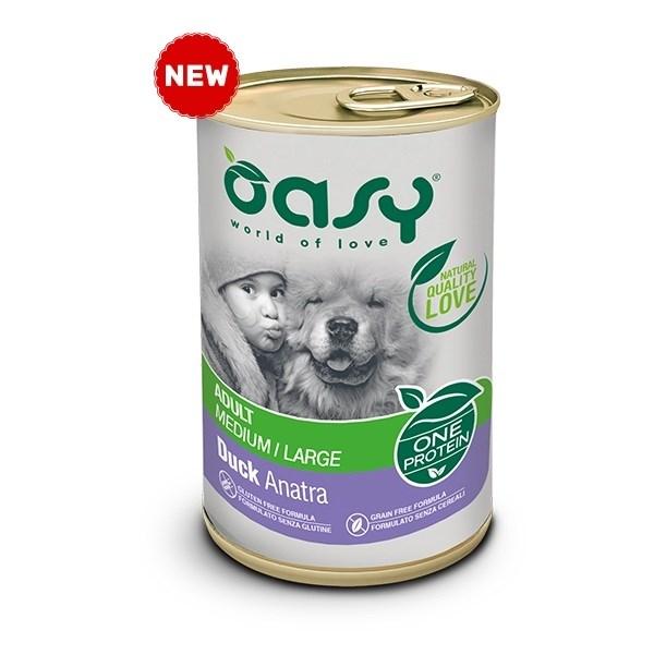 Oasy One Protein Adult Medium/Large And - vådfoder til hund - 400 g billede