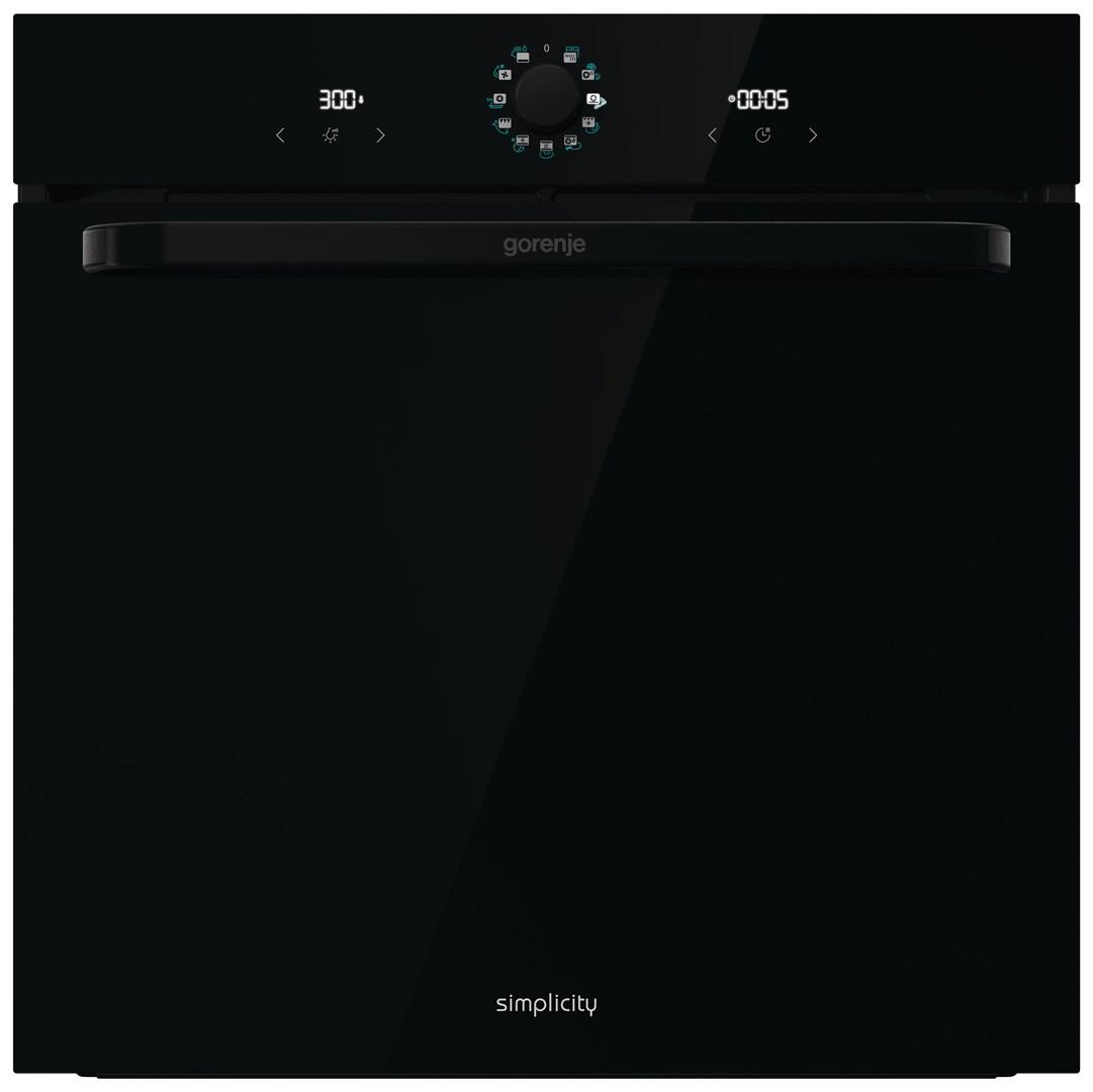 Gorenje BOS67371SYB indbygningsovn - 77 l, sort glas billede