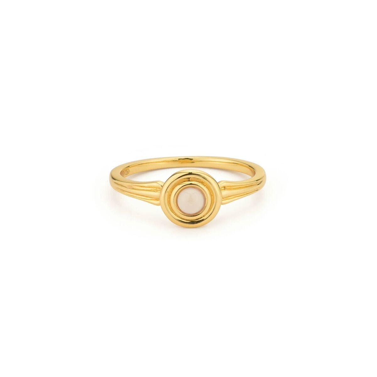 24KAE ring til kvinder 124146Y/56 - gylden, str. 16 billede
